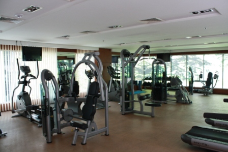 Fully equipped, modern gym